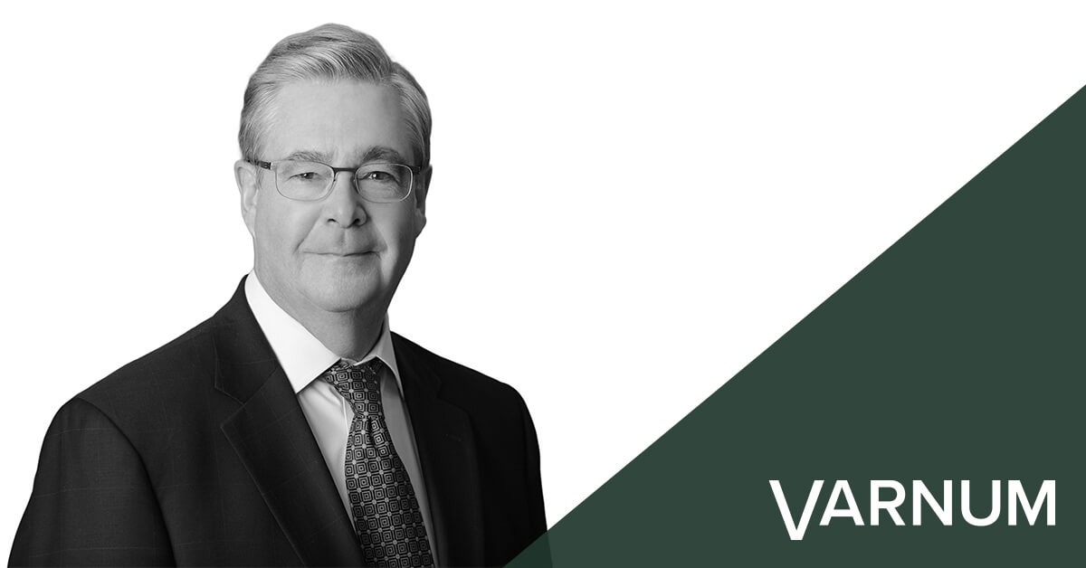 Robert A. Buchanan Litigation and Real Estate Attorney Grand Rapids, MI Varnum LLP