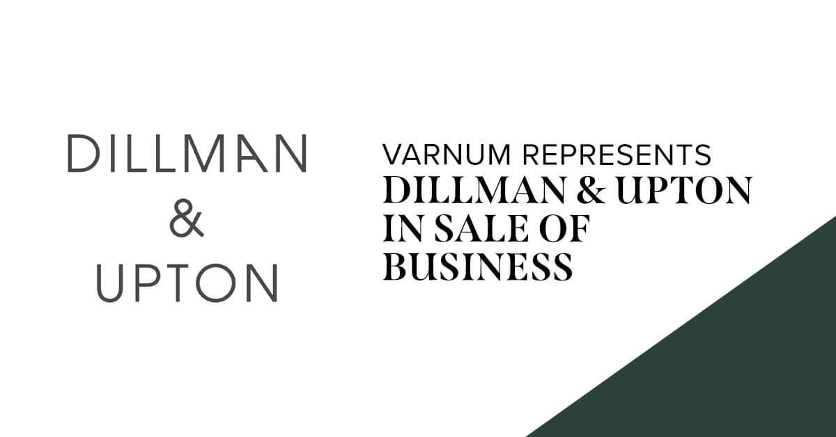 Varnum Represents FamilyOwned Home Improvement Business in Sale