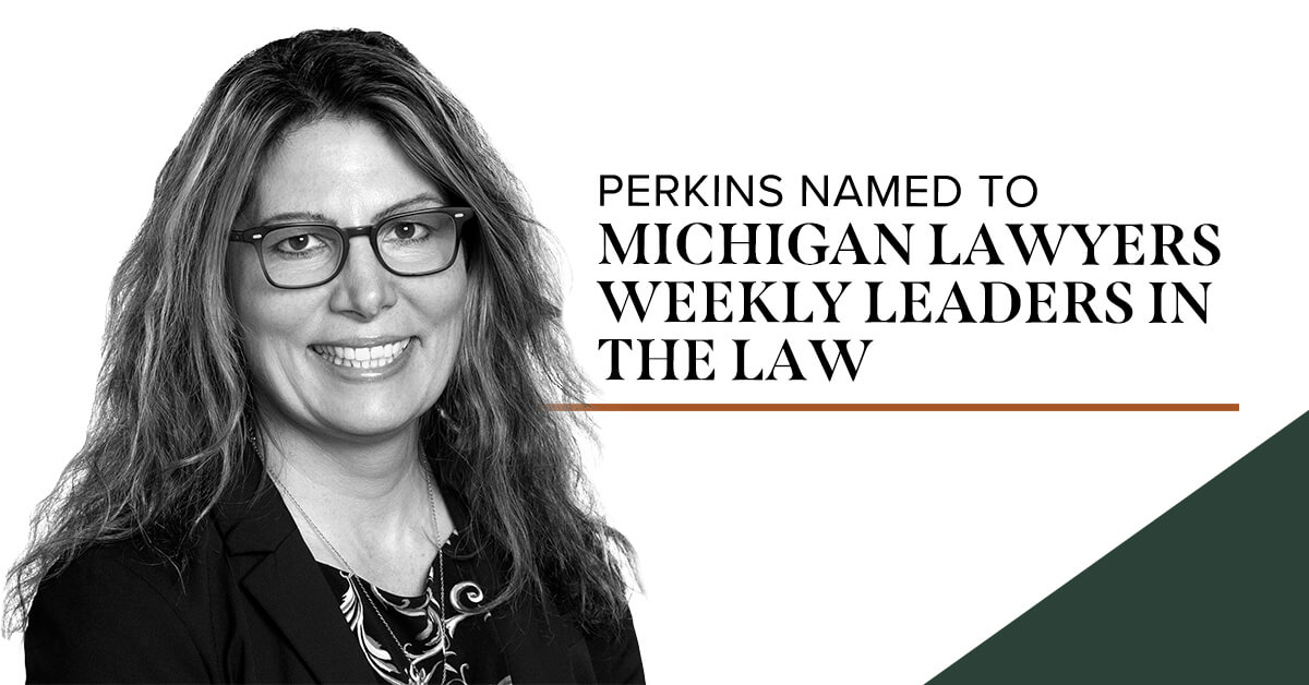 Varnum Partner Julia Perkins Named to Leaders in the Law by Michigan