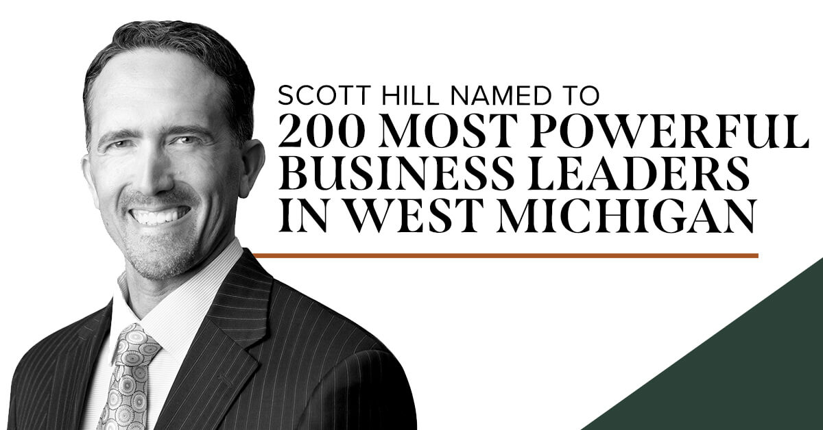Varnum Executive Partner Scott Hill Named to 200 Most Powerful Business