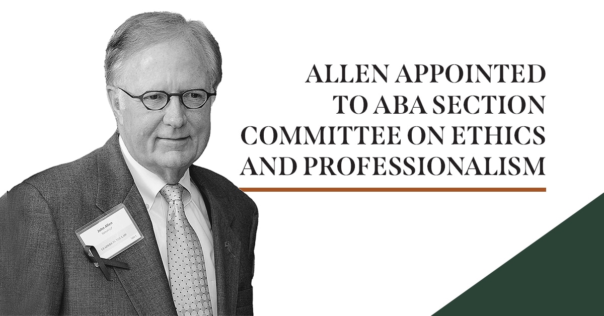 8 16 News Allenappointedtoabacommittee Linkedin 1200x628