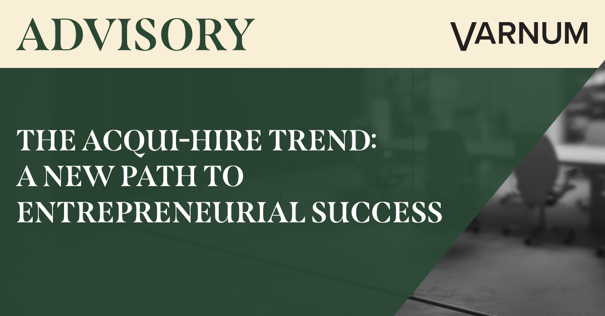 The Acqui-Hire Trend: A new Path to Entrepreneurial Success