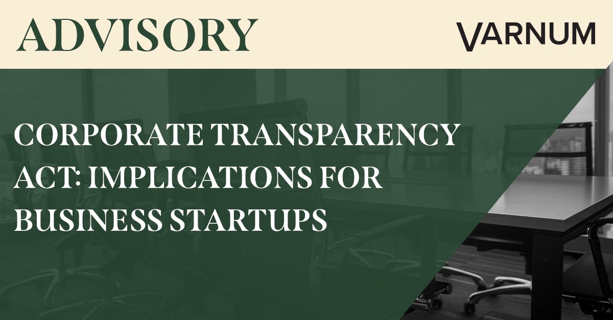 Corporate Transparency Act: Implications for Business Startups