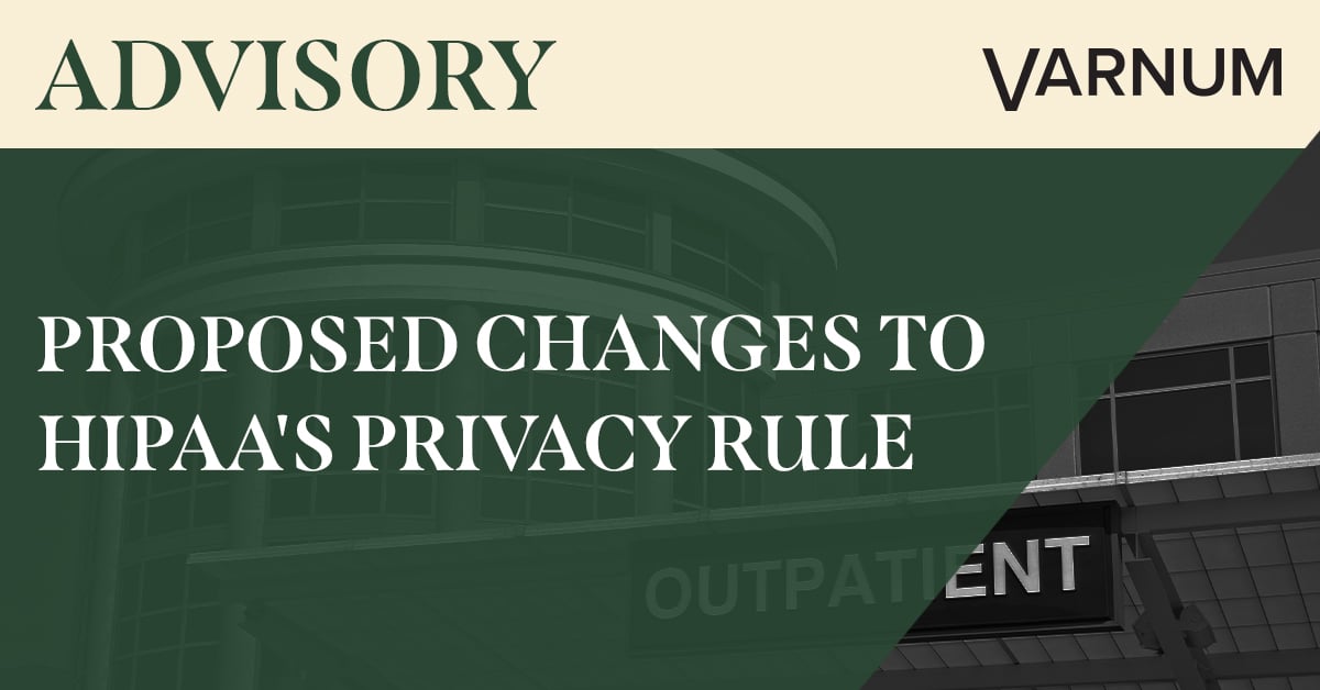Proposed Changes to HIPAA's Privacy Rule