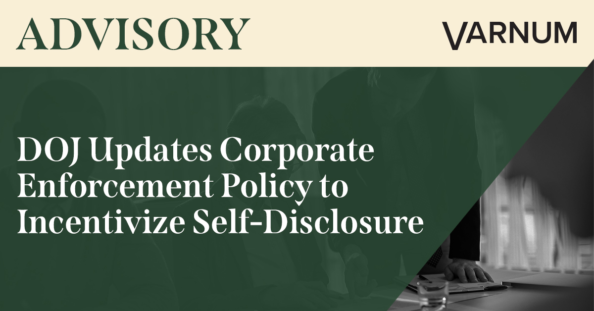 DOJ Expands Whistleblower Policy Under Trump Administration